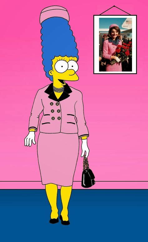 simpsons marge chanel suit|Marge Simpson pink dress.